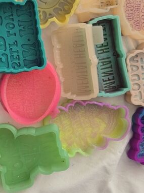 Bundle Of MENTAL HEALTH  Silicone Molds For Freshies